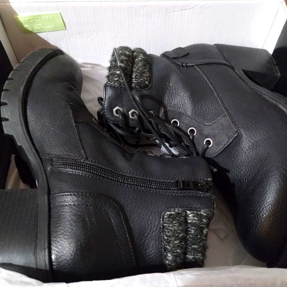 Black Hiker Bootie